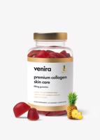 VENIRA premium collagen skin care - medvídci pro zlepšení pleti, ananas, 42 bonbónů